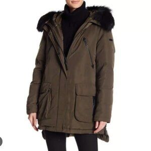 Green Derek Lam 10 Crosby Down Parka